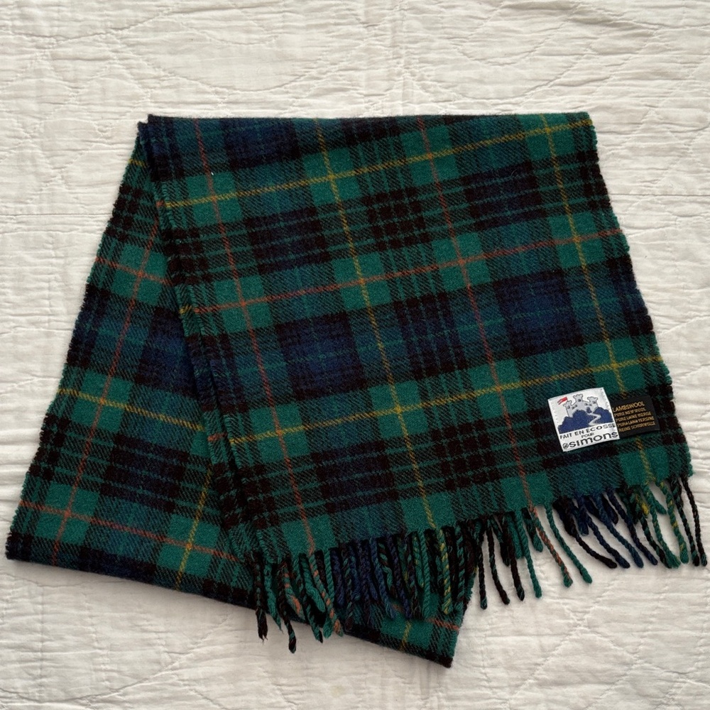 Simon’s Lambswool Tartan Scarf